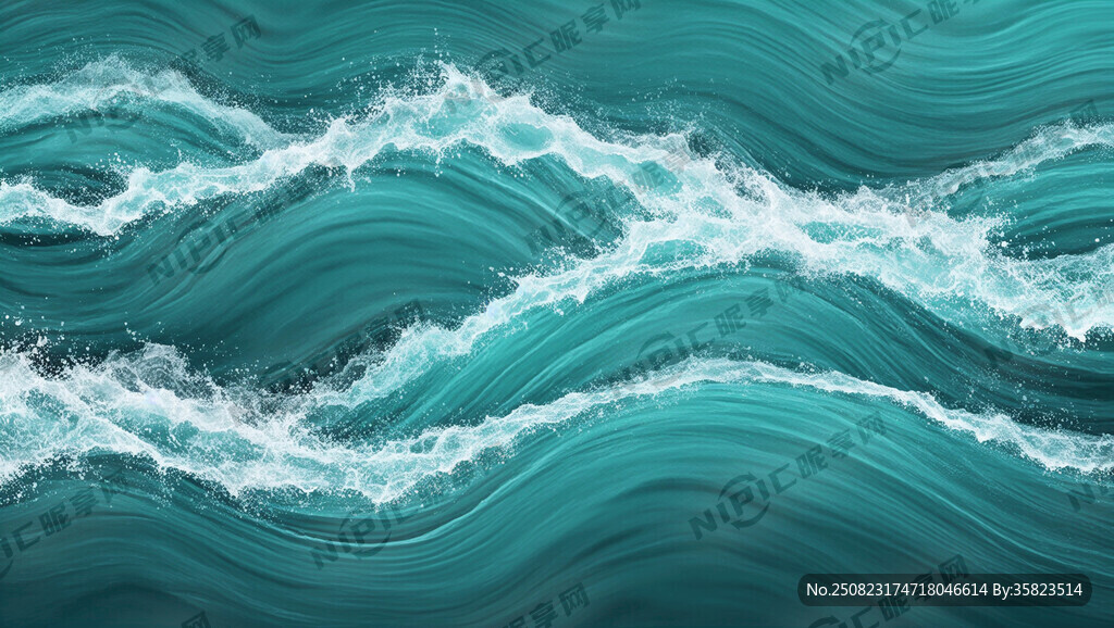 做我做个水青色水波纹多一点