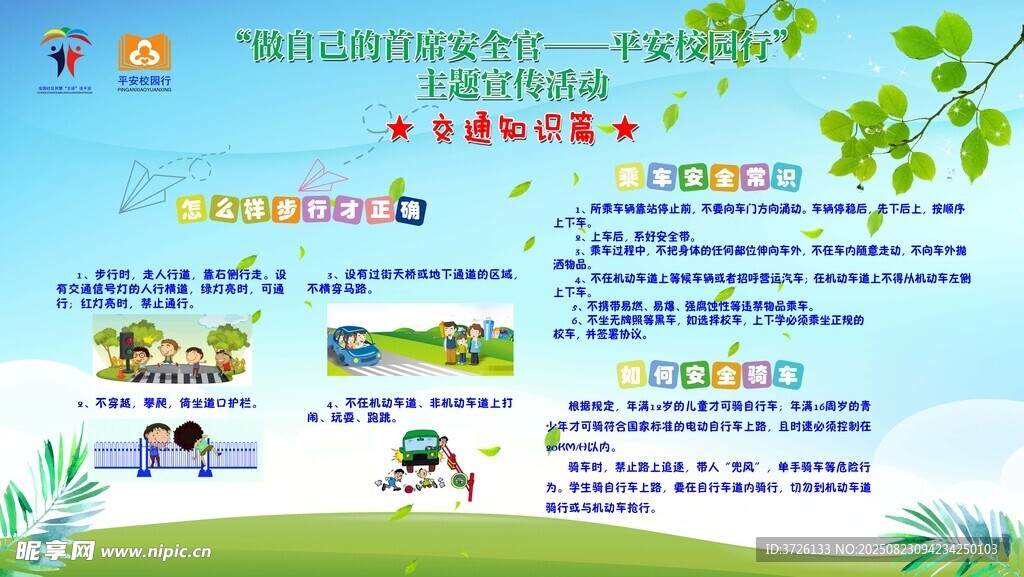 交通知识宣传栏