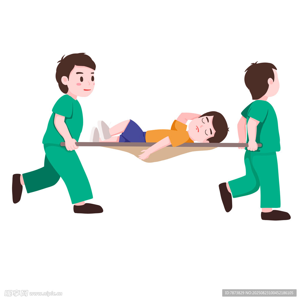 医护人员紧急搬运病人