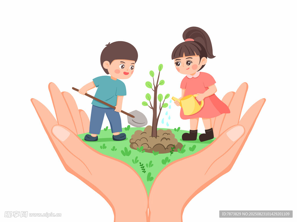 植树节创意素材