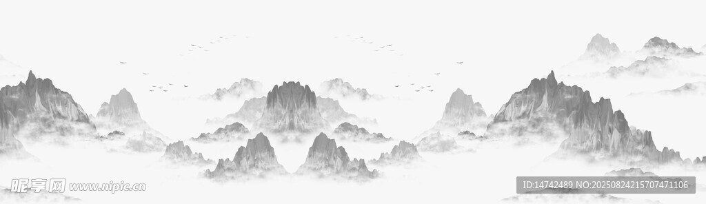 水墨山水背景