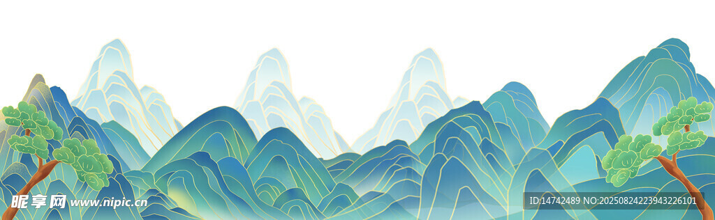 中国风山水素材