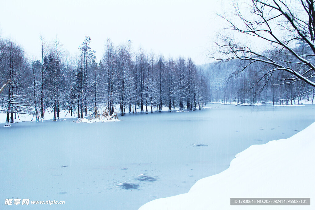 南京中山陵冬季雪景