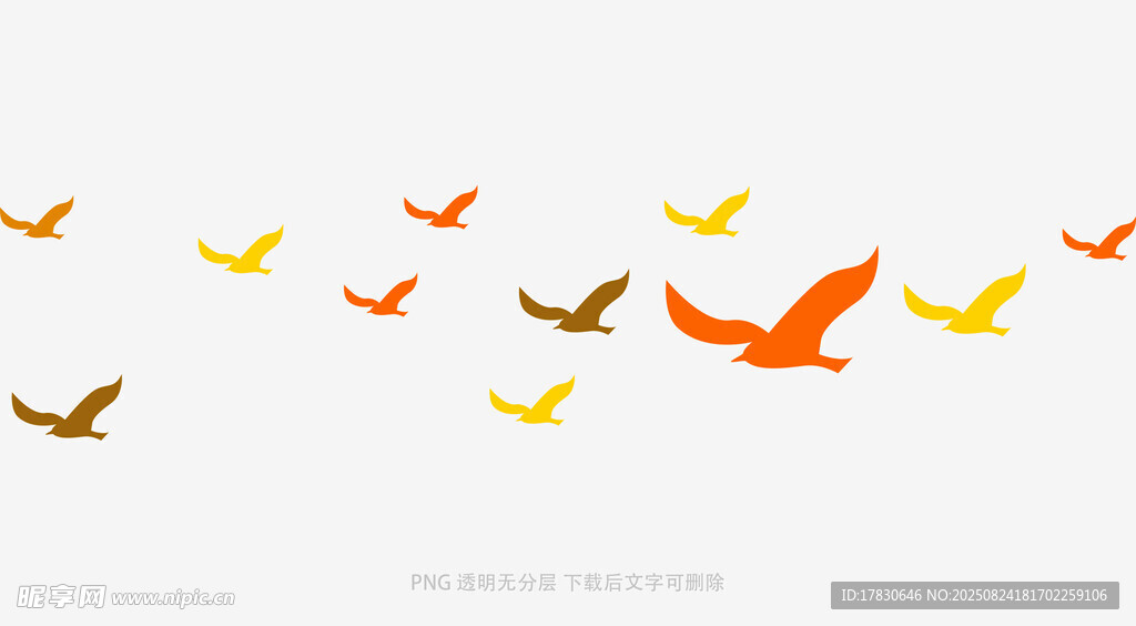 群鸟高飞