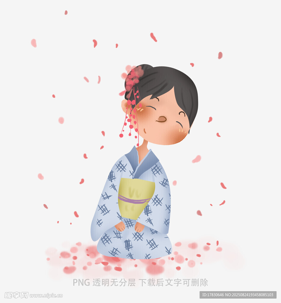 怀抱玩偶的落泪少女