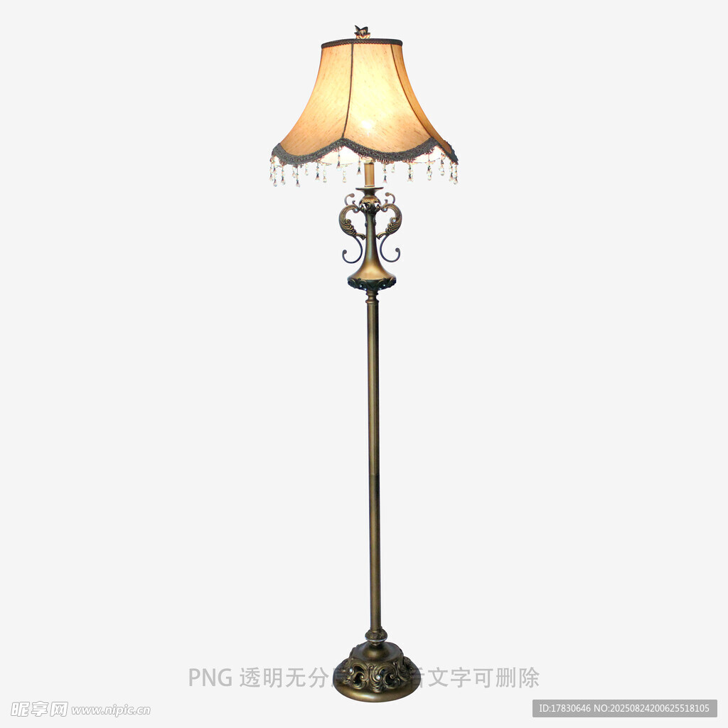 复古铁艺落地台灯