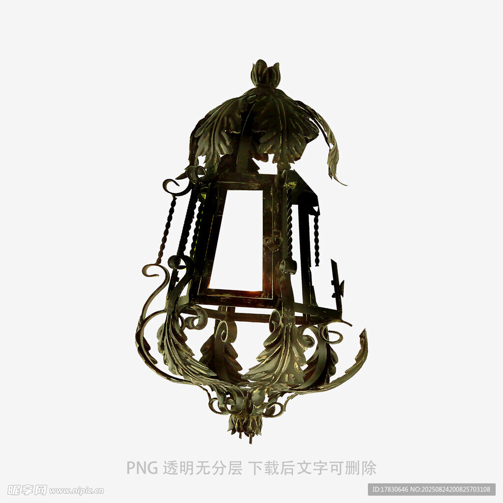 复古黄铜风鸟形装饰吊灯