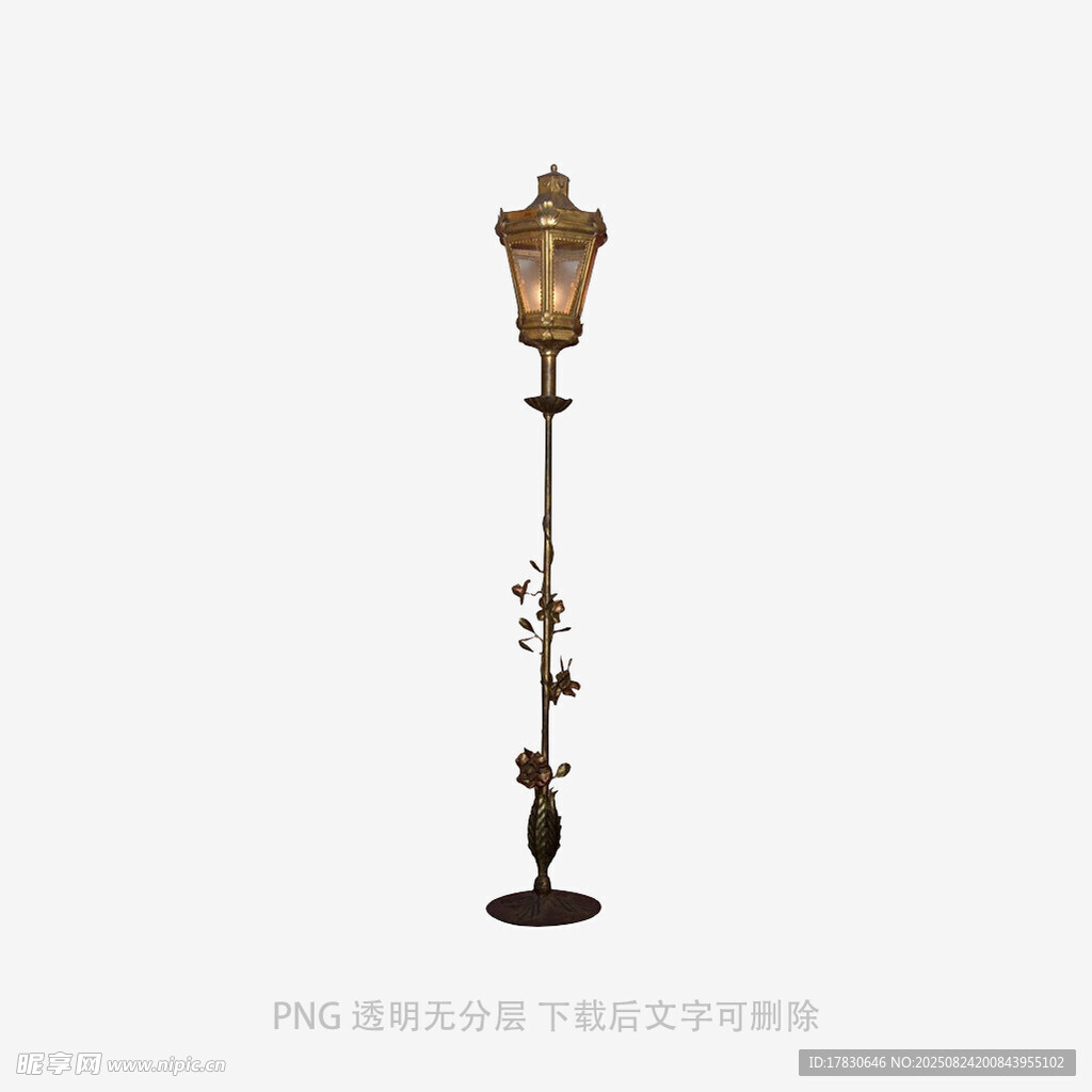 复古铁艺落地装饰灯