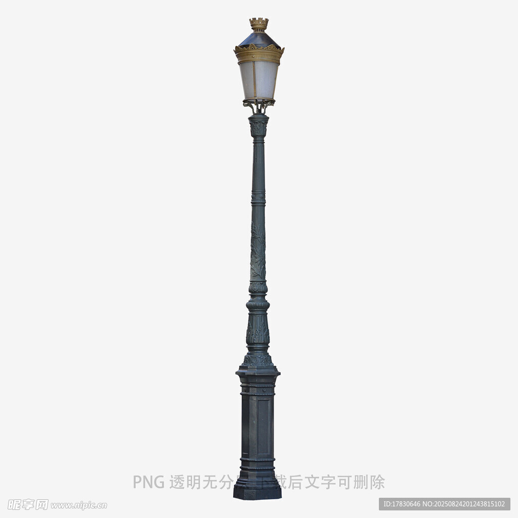 复古铁艺户外庭院路灯