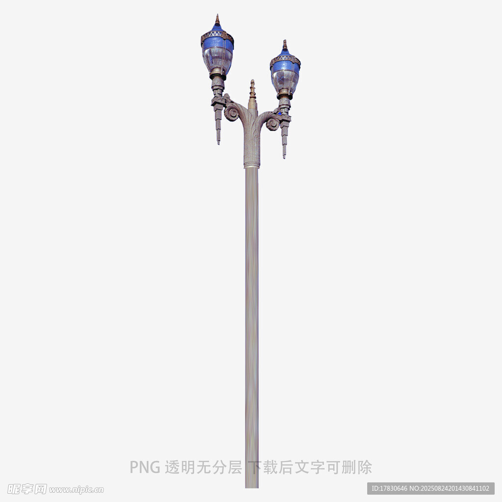 双灯头金属路灯