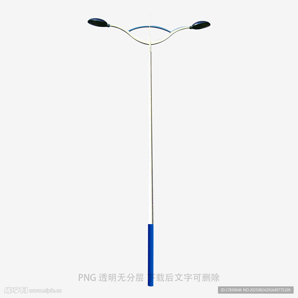 简约现代双灯头路灯