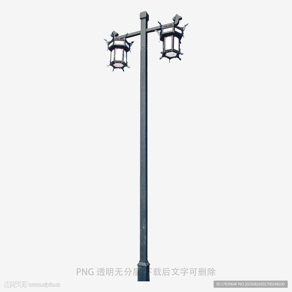 户外双头路灯杆