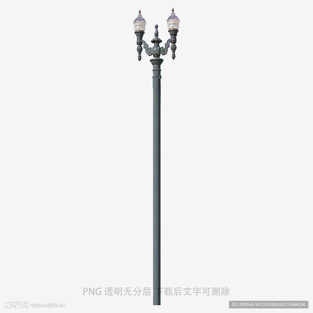 复古三灯头路灯