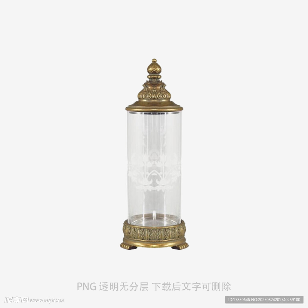 复古黄铜玻璃装饰灯笼