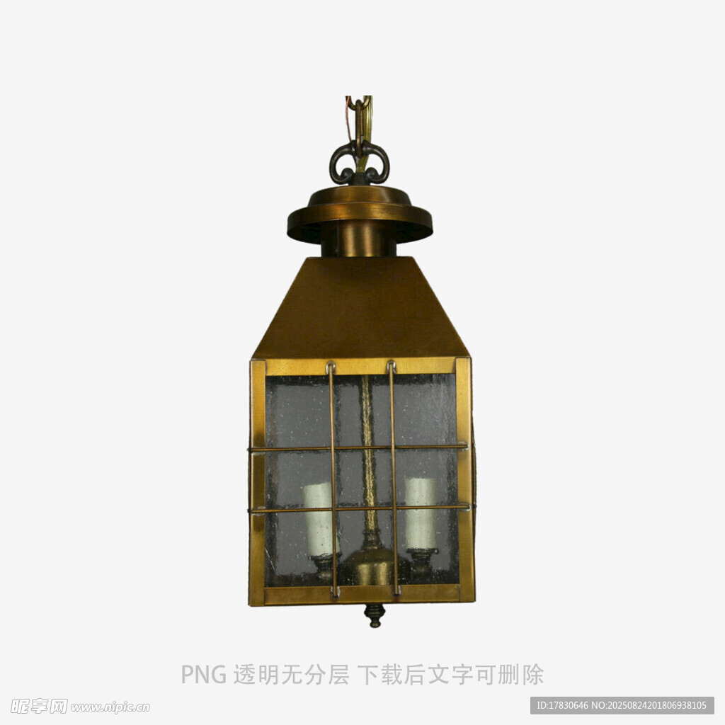 复古黄铜玻璃户外壁灯