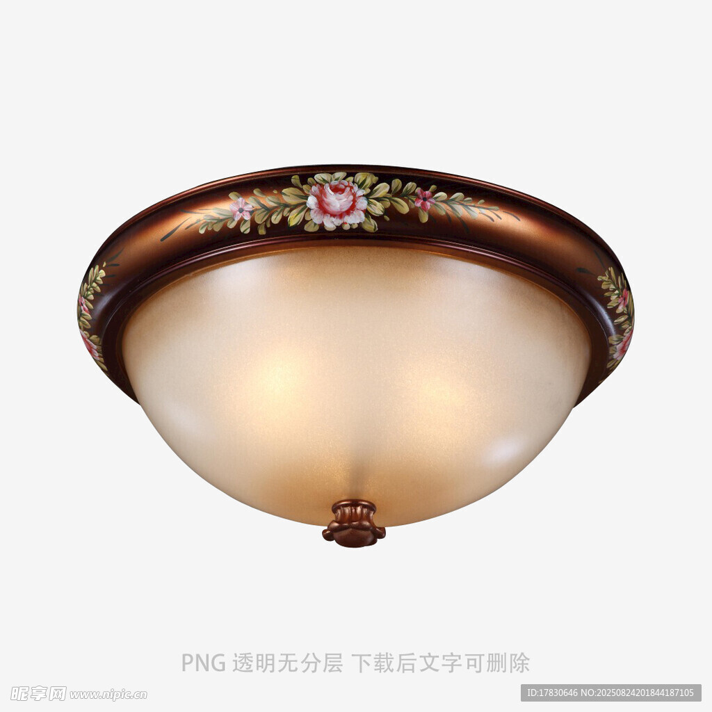 复古花纹吸顶灯