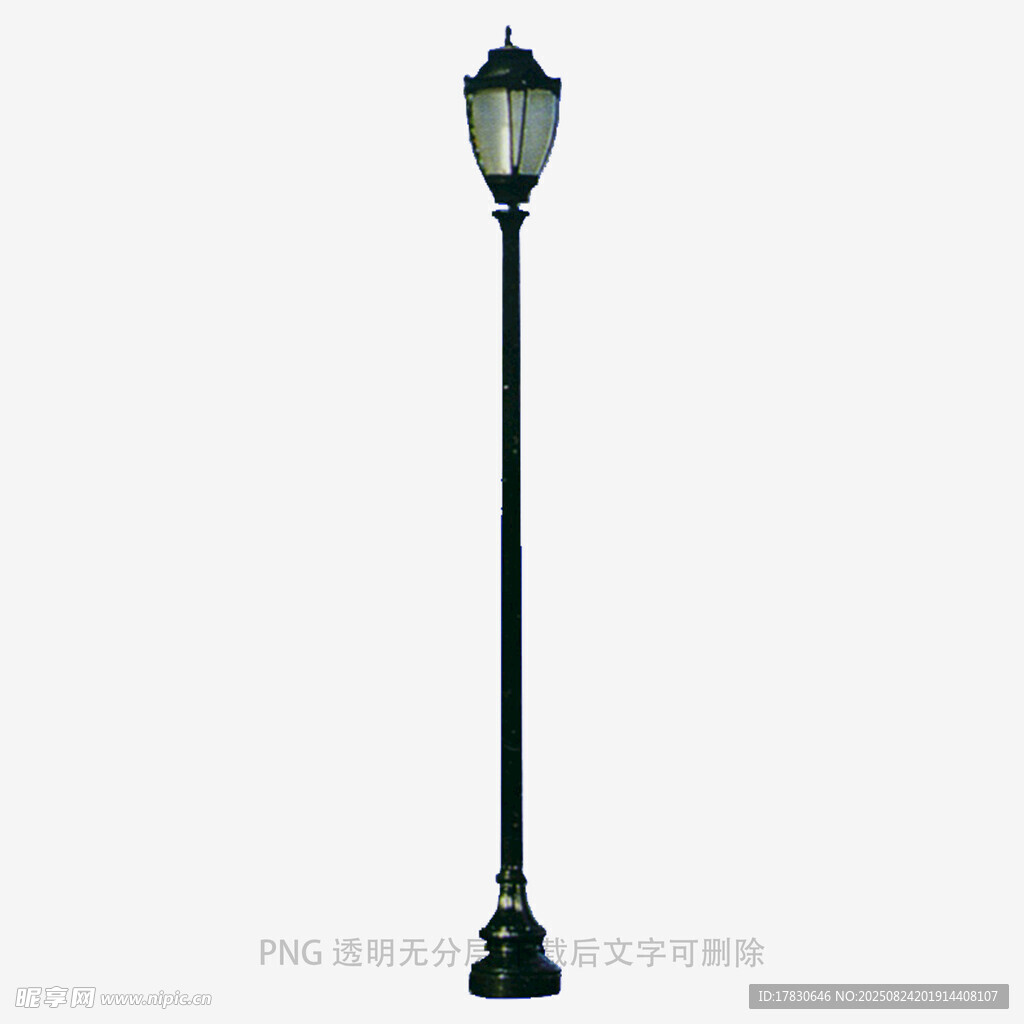 复古风格户外单头路灯