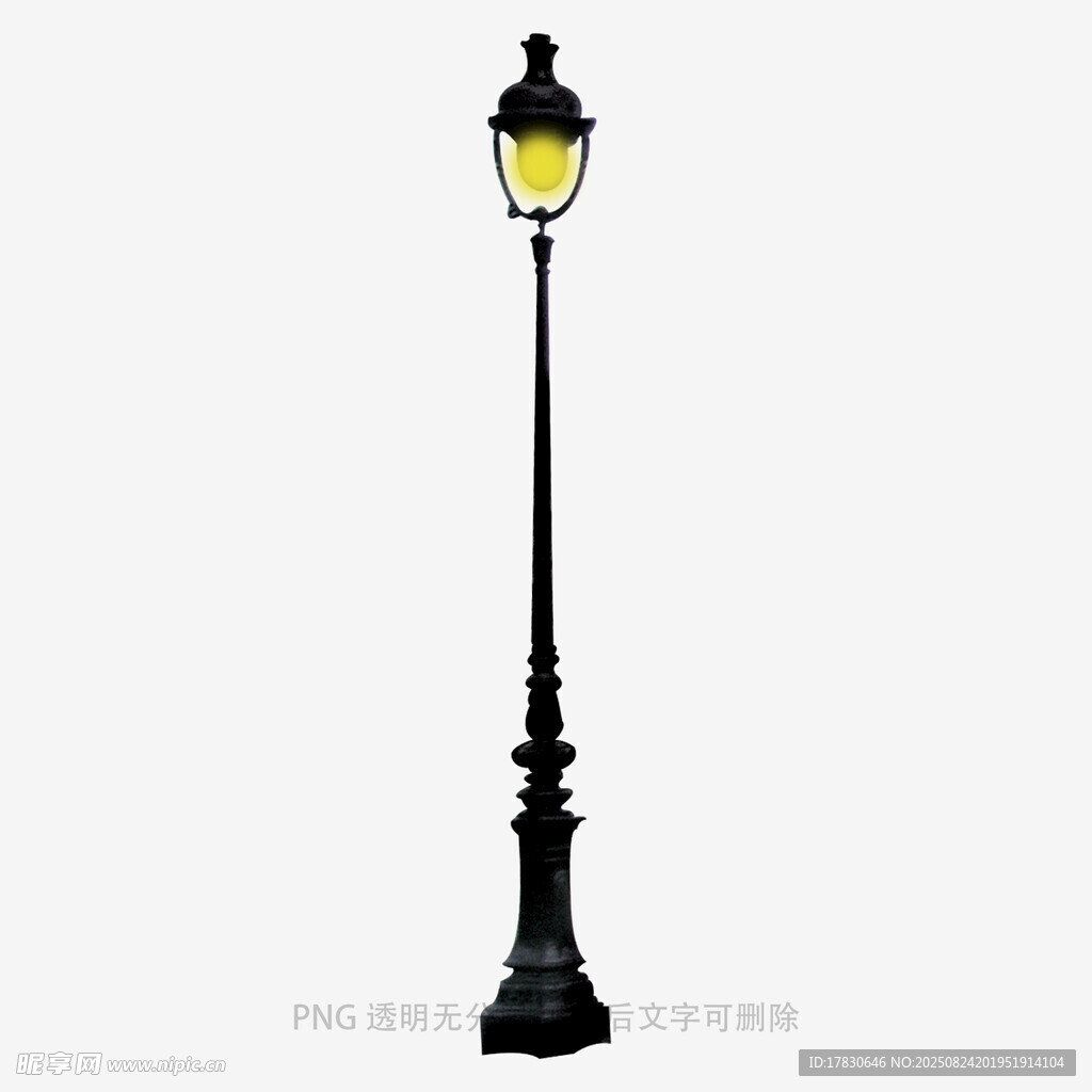 复古风格单头户外路灯