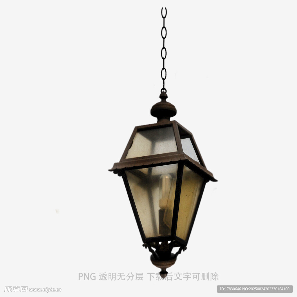 复古铁艺悬挂式户外灯