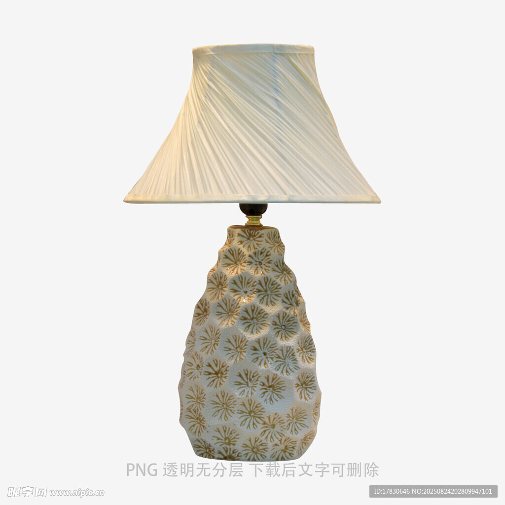 复古纹理台灯