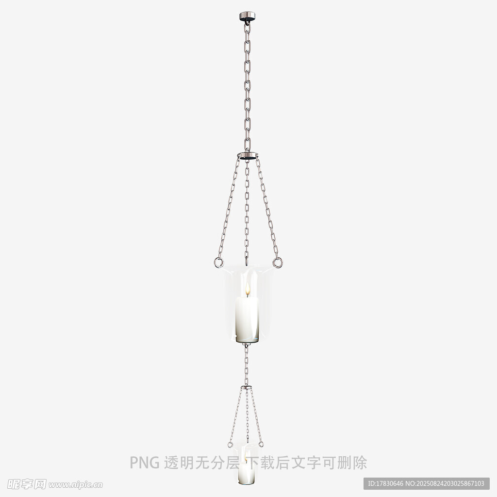 简约现代单头玻璃吊灯