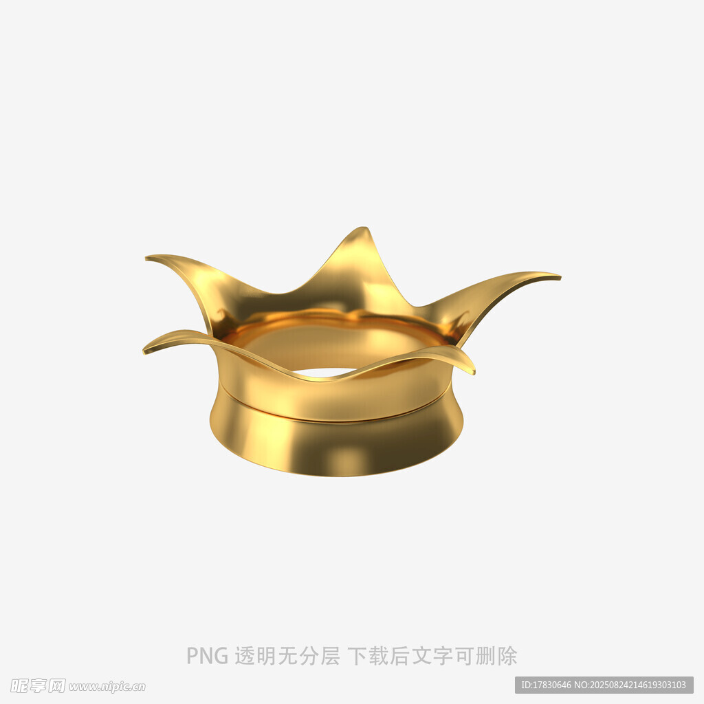 金色皇冠模型