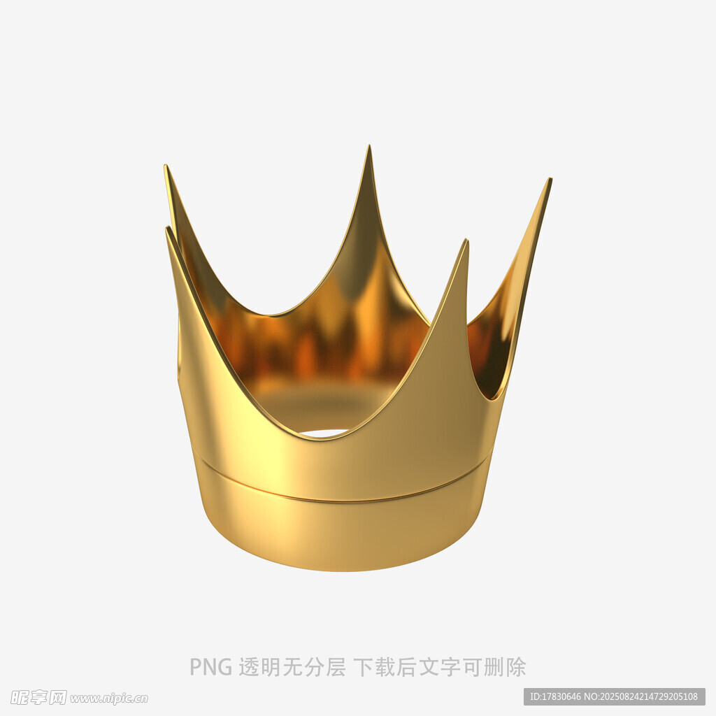 金色皇冠模型