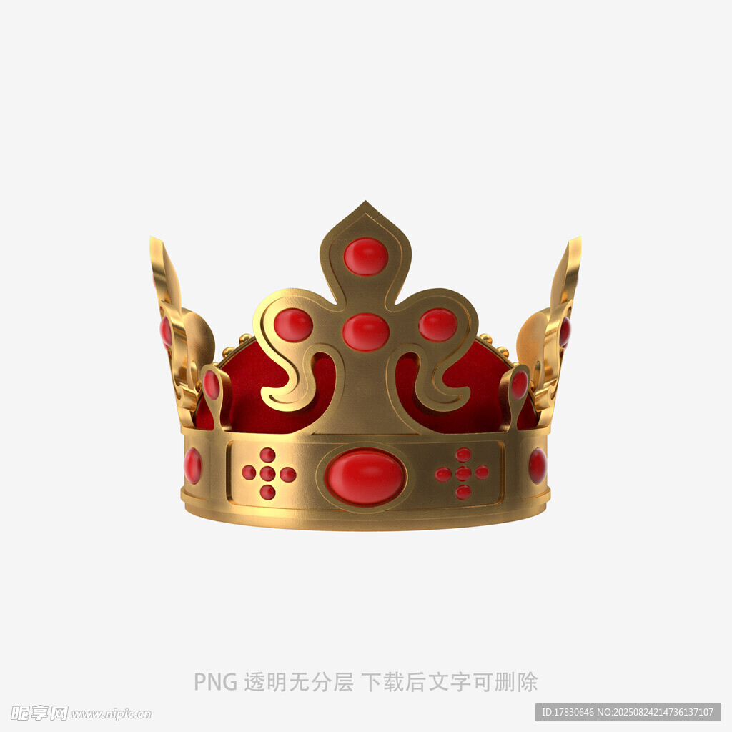 金色华丽皇冠设计图