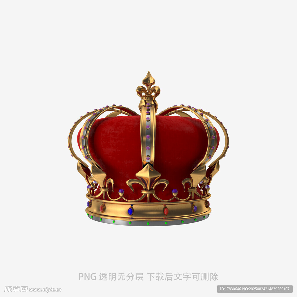 华丽红宝石皇冠