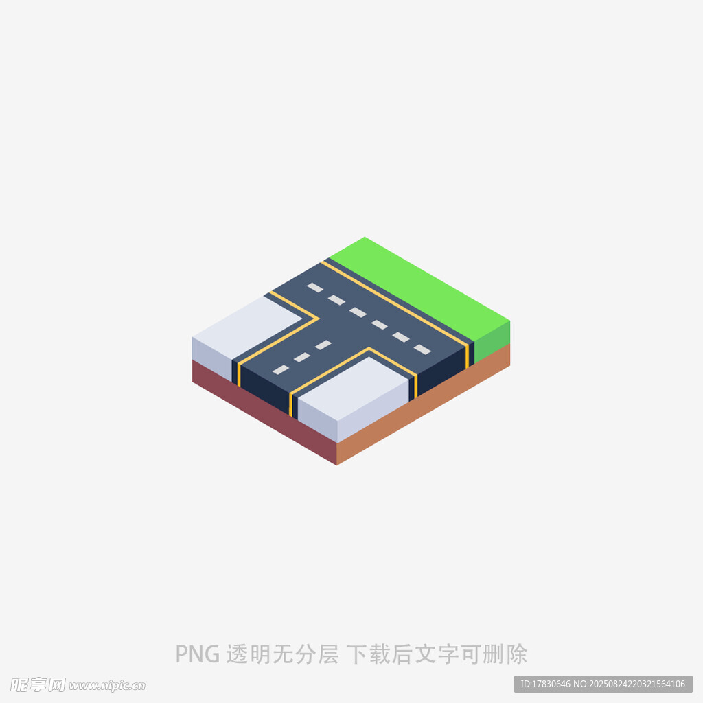 三维立体道路建筑模型