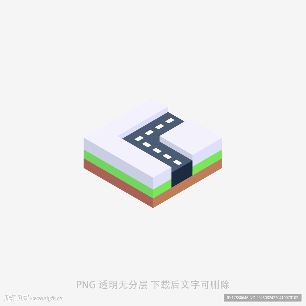 立体彩色方块拼接图形