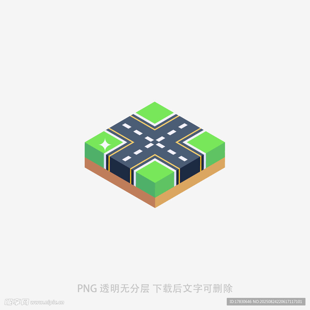 立体交通路口模型图