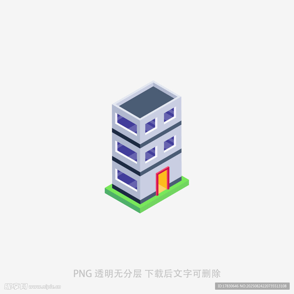 立体多层建筑模型