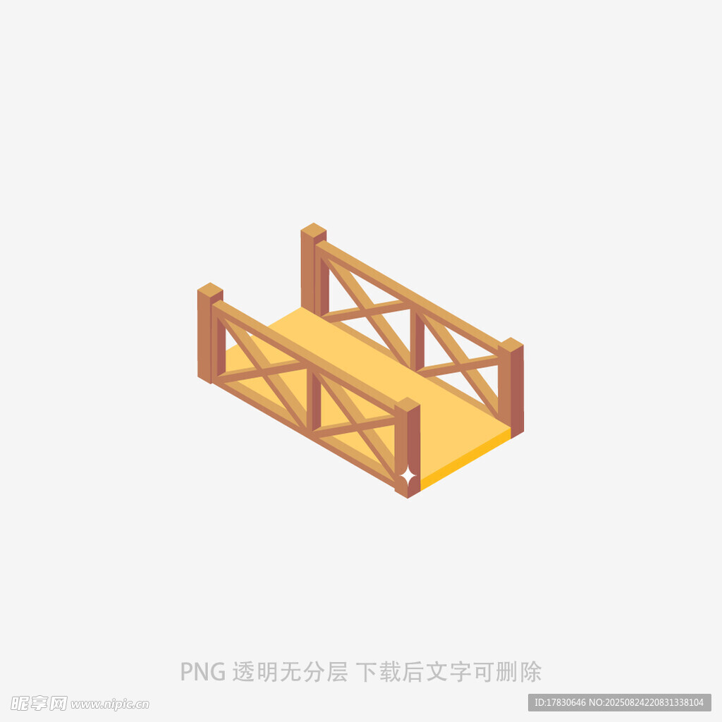 木质小桥3D模型