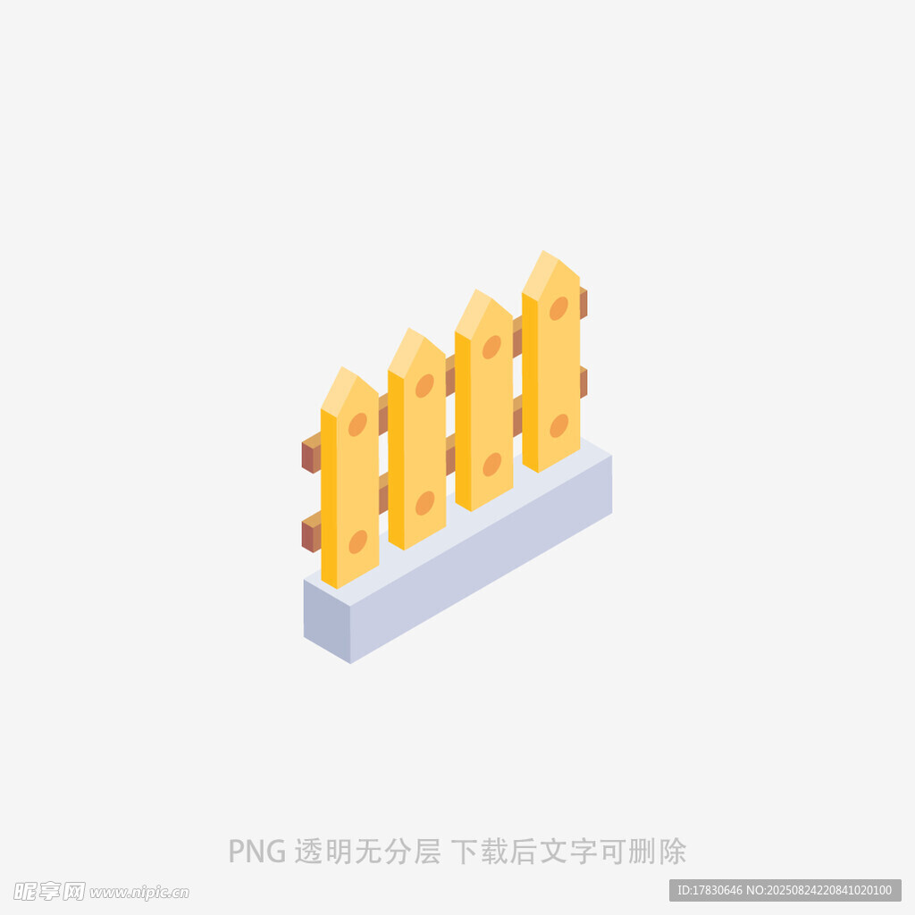 金色立体柱状物排列展示