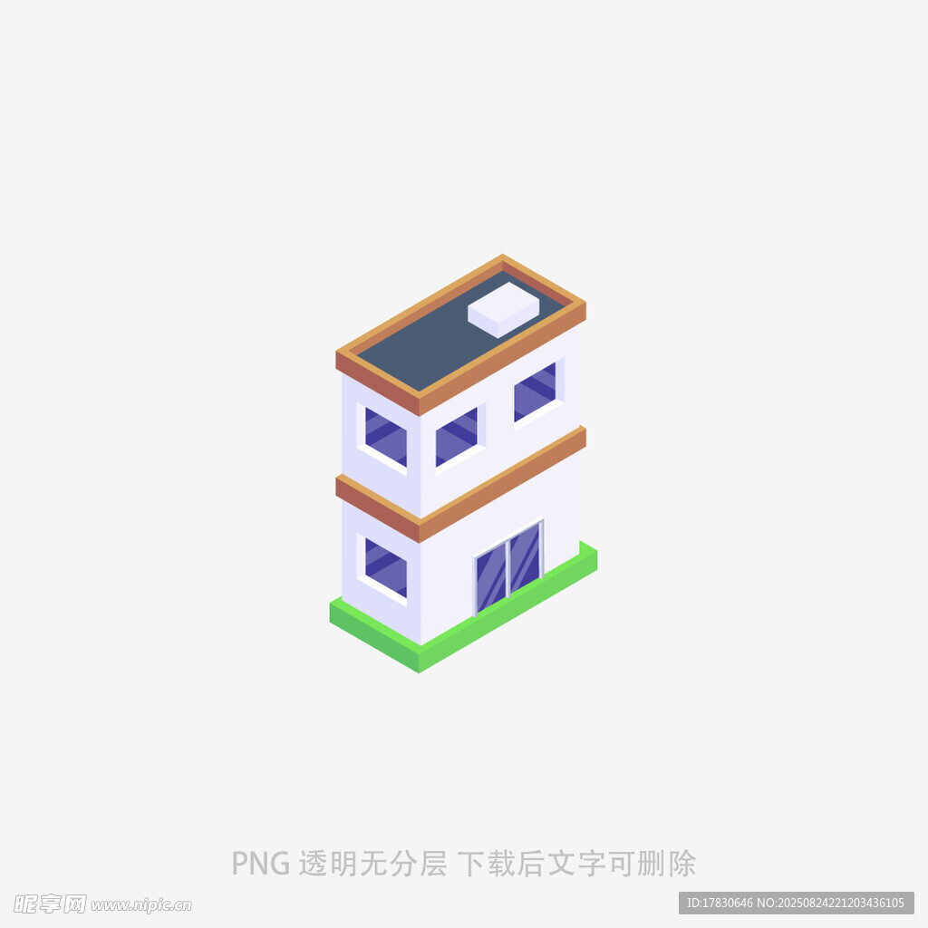 两层小屋3D模型
