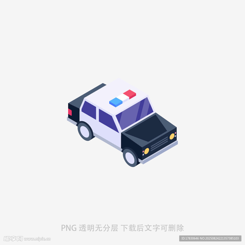 警用巡逻车3D模型