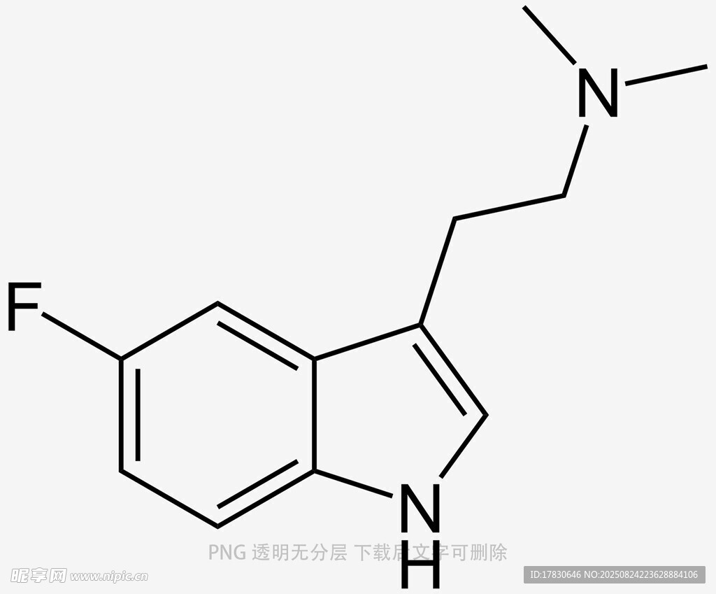 含氟杂环有机化合物结构