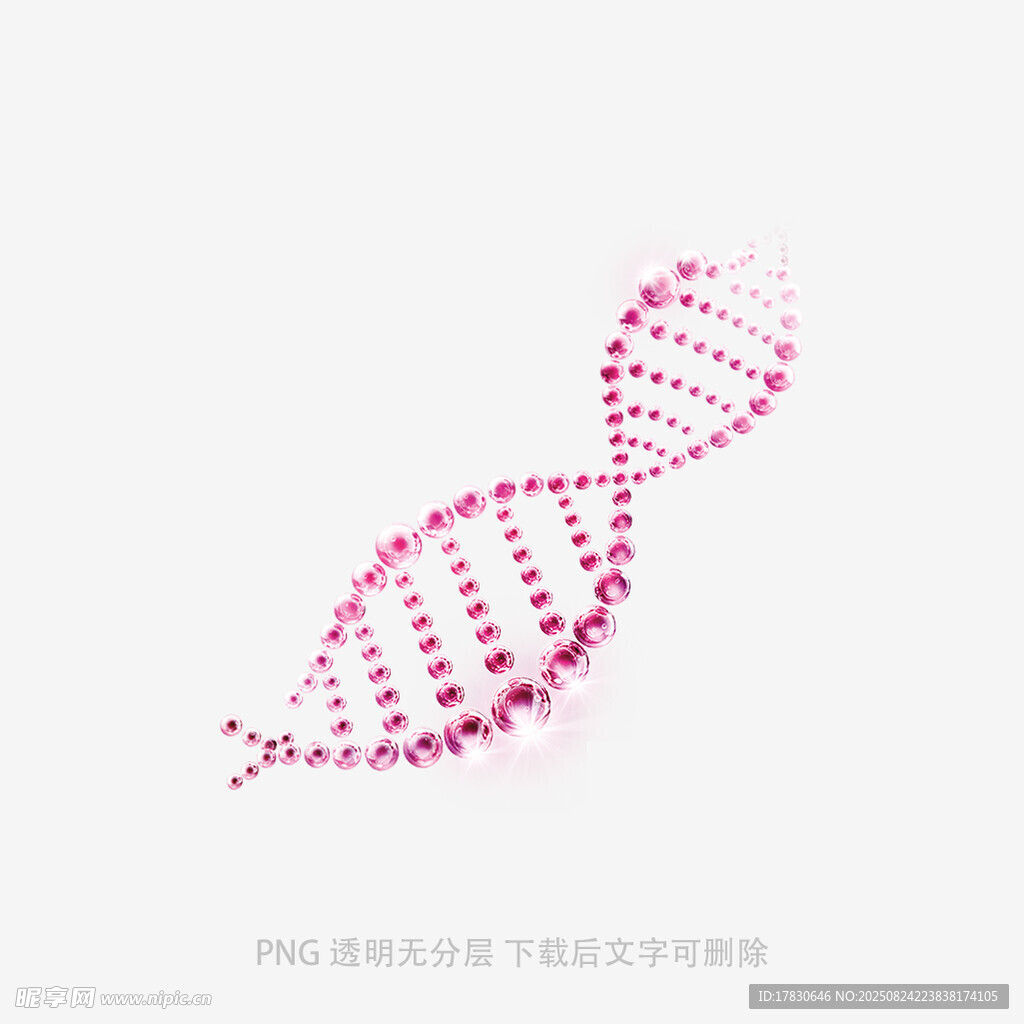 双螺旋DNA分子图案