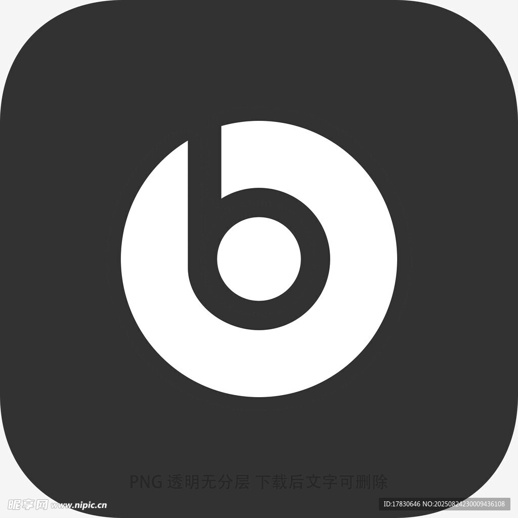 Beats耳机品牌图标