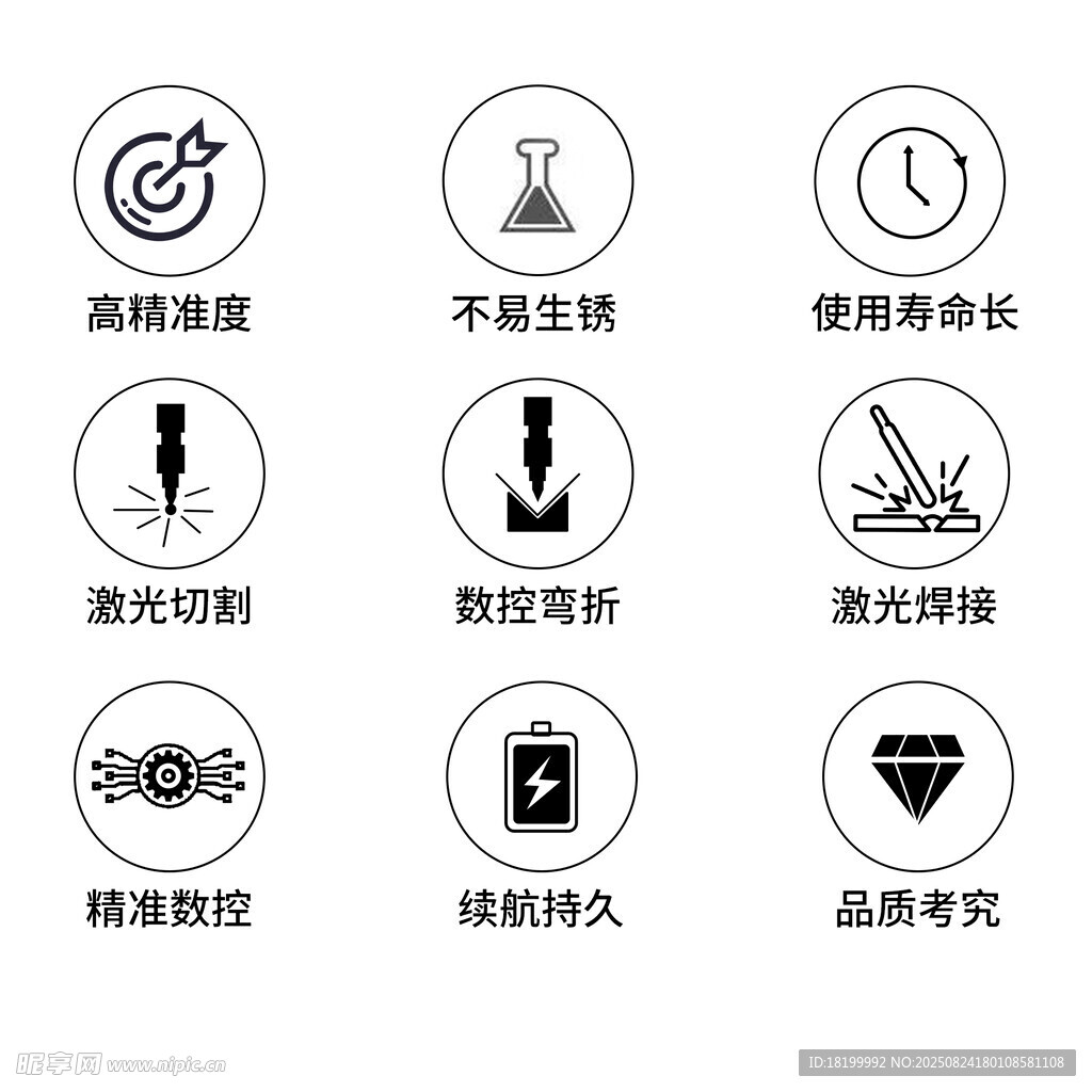 工业图标金属图标数控图标焊