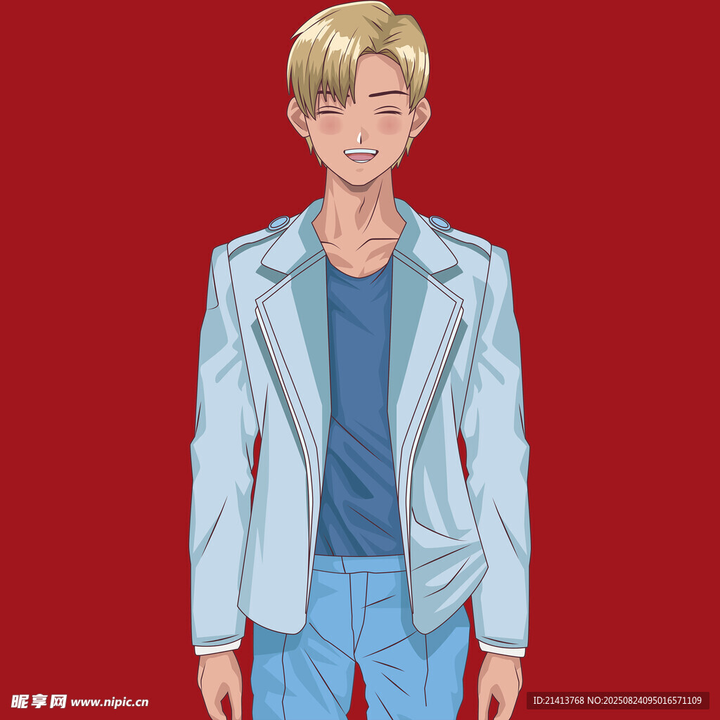 时尚休闲男士形象展示