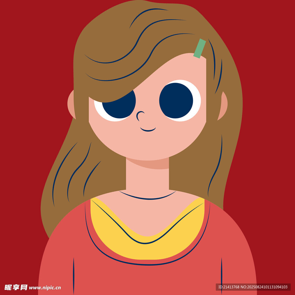 戴眼镜的时尚女孩