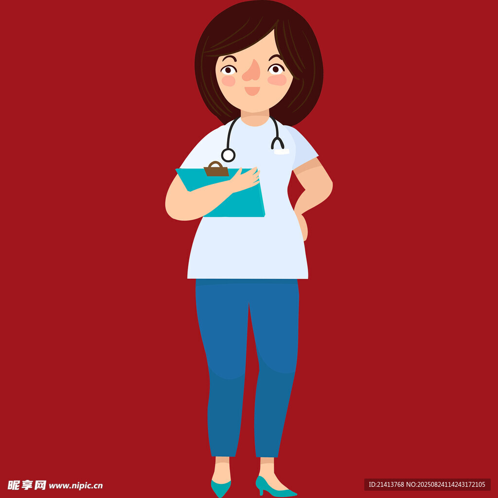 可爱女医护形象展示