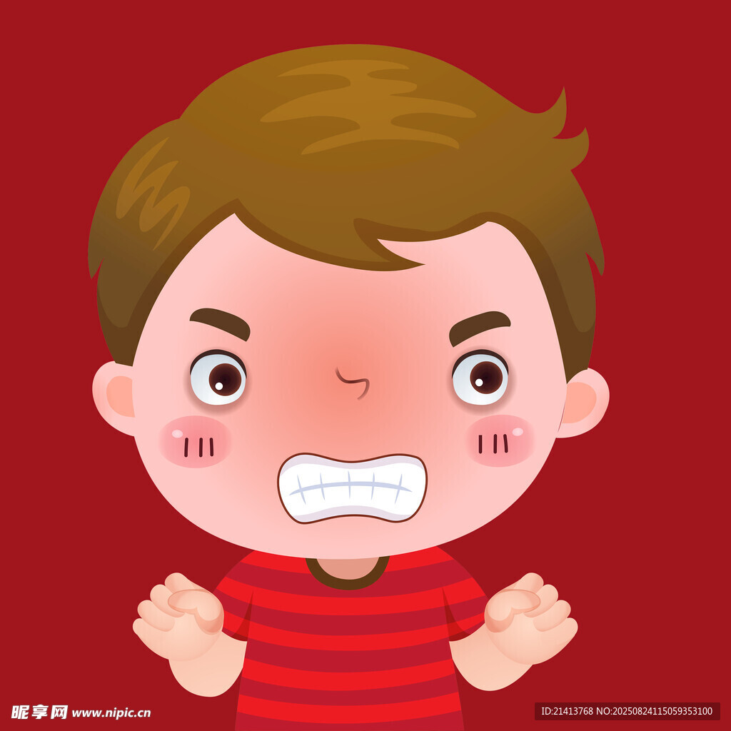 愤怒小男孩