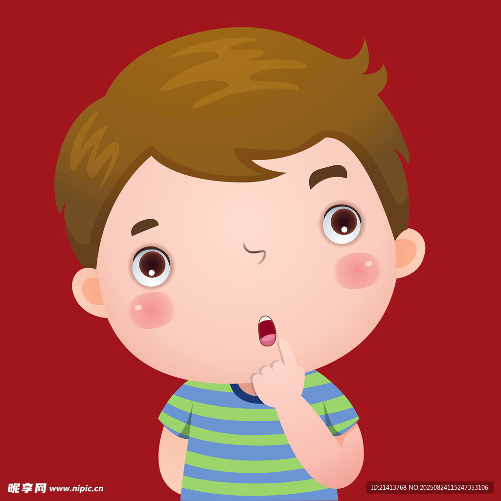 嘘  安静小男孩