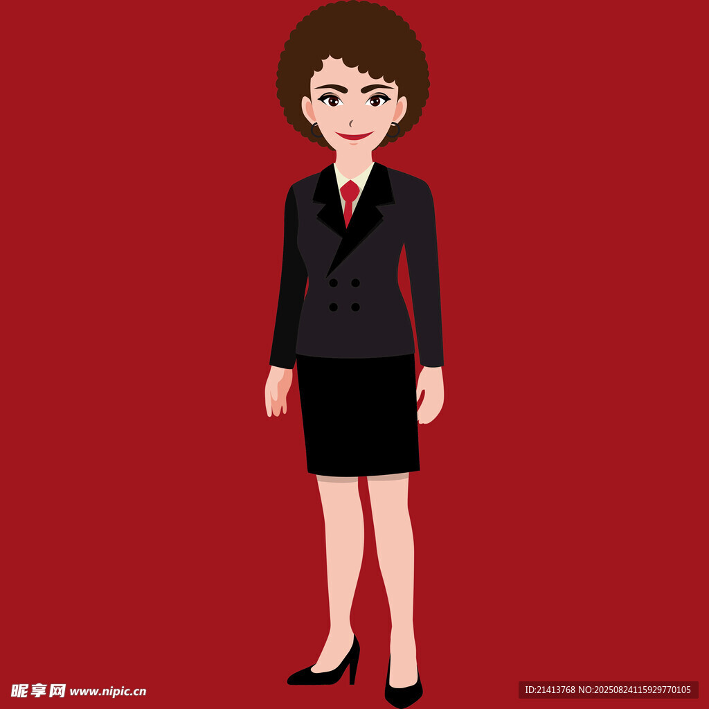 职业装女性形象展示