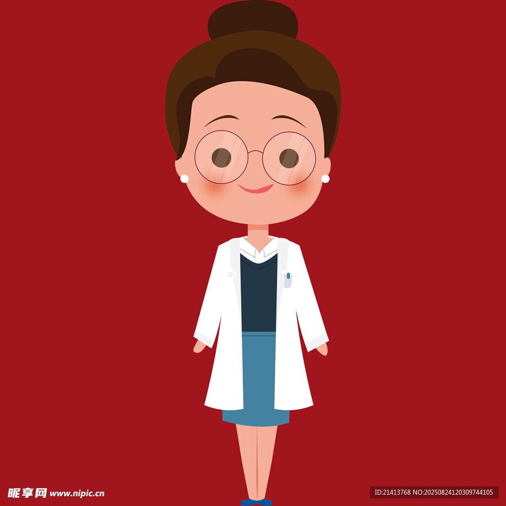 卡通女医生形象