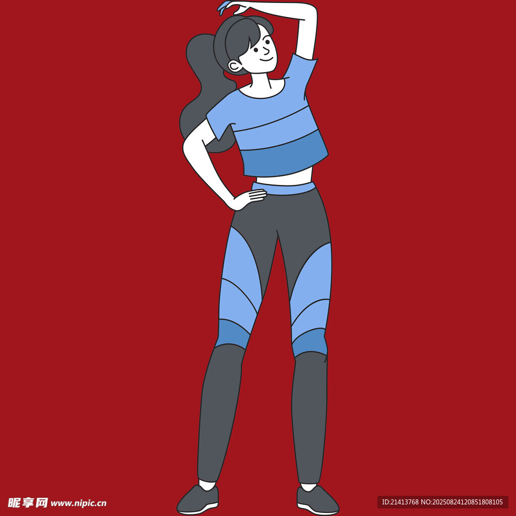活力运动女孩