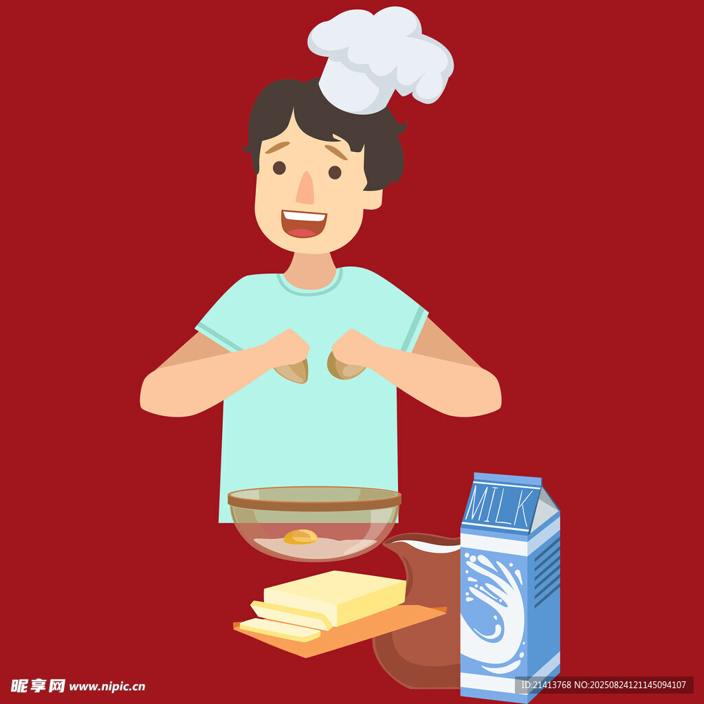 厨师制作美食的欢乐时刻